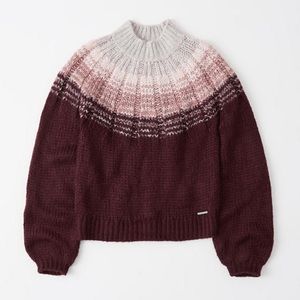 Abercrombie and Fitch Mock Neck Sweater